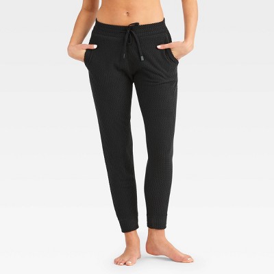 Women's Stretch Woven High-rise Taper Pants - All In Motion™ Black Xl :  Target