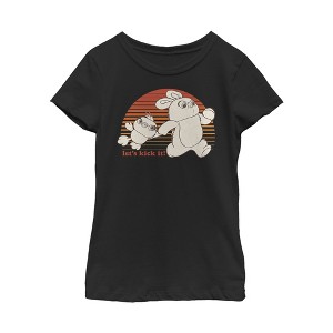Girl's Toy Story Ducky & Bunny Kick It T-Shirt - 1 of 3