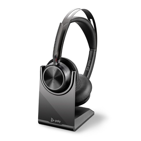 rechter Opstand Goedkeuring Poly Voyager Focus 2 Uc Usb-c Headset With Stand (plantronics) - Bluetooth  Dual-ear (stereo) Headset With Boom Mic - Usb-c Pc / Mac Compatible - Anc :  Target