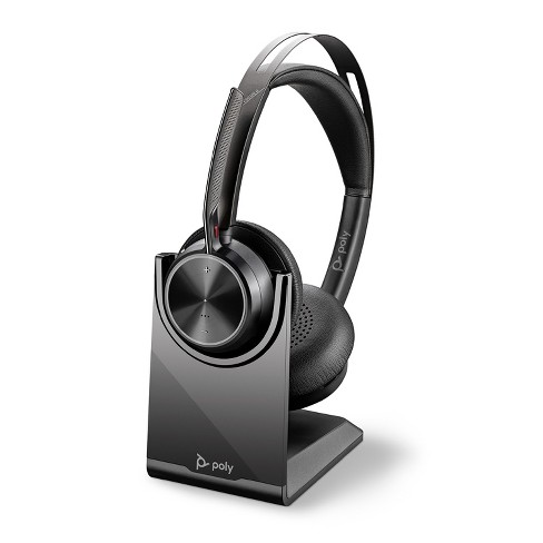 Poly Voyager Focus 2 Uc Usb-c Headset With Stand (plantronics) - Bluetooth  Dual-ear (stereo) Headset With Boom Mic - Usb-c Pc / Mac Compatible - Anc :  Target