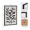 Kate & Laurel All Things Decor 12"x16" Gallery Modern Botanical Matisse Inspired Silhouette Print by The Creative Bunch Studio Black - 3 of 4