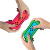 Insten 2 Pack Controller Grips Compatible with Nintendo Switch Joy-Con Controllers, Neon Pink, Neon Green - 3 of 4