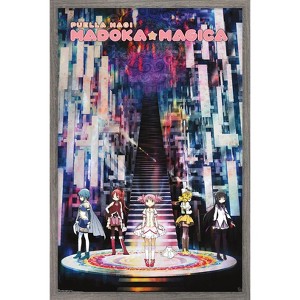 Trends International Puella Magi Madoka Magica Framed Wall Poster Prints - 1 of 4