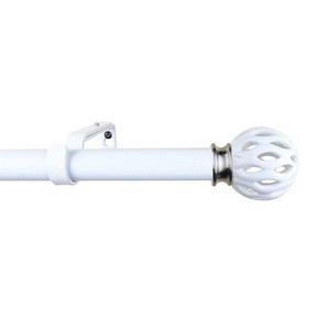 Urbanest 1-inch Diameter Kingsley Adjustable Single Drapery Curtain Rod - 1 of 2