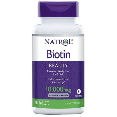 Natrol Biotin Beauty 10000mcg Tablets - 100ct