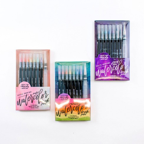 3pk 7+1 Watercolor Brush Pens - Art 101 : Target