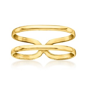 RS Pure by Ross-Simons 18kt Gold Vermeil 2-Row Ring - 1 of 4