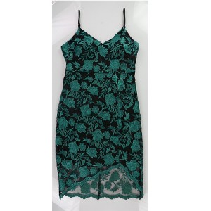GUESS Womens Floral Lace High-Low Dress - 1 of 2