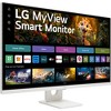 Manufacturer Refurbished LG MyView 32SR73U-W 16:9 31.5" 4K HDR Smart Monitor, White - 2 of 4