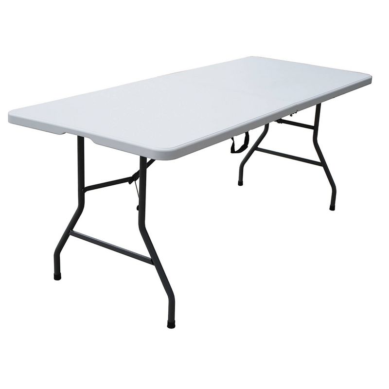 6&#39; Folding Banquet Table Off-White - Plastic Dev Group, 1 of 6