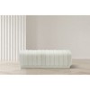 Meridian Furniture,Heathrow Boucle Fabric Ottoman/Bench - 2 of 4