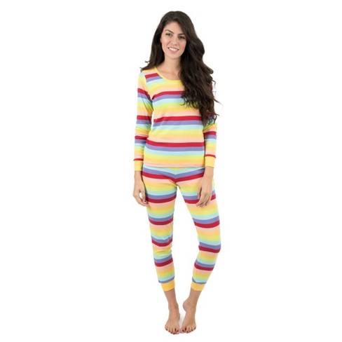 Leveret Womens Two Piece Cotton Striped Pajamas : Target