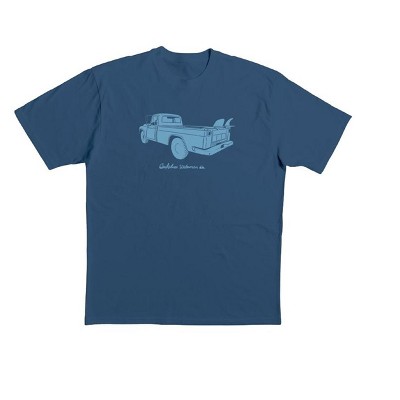 Quiksilver Mens Ensign Blue Graphic T-Shirt