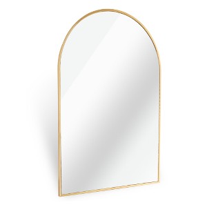 Lyngins 20x30 Inch Bathroom Mirrors,Arched Wall Mirrors,Metal Frame 4mm HD Decorative Mirrors,Anti-cracking Vanity Mirrors for Bathroom,Bedroom - 1 of 4