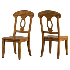 South Hill Napoleon Back Dining Chair (Set Of 2) - Oak - Inspire Q, Brown