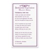 Black Bow Jewelry Rhodium Plated Sterling Silver & CZ Thankful for You Necklace, 18 Inch - 3 of 4