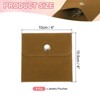 Unique Bargains Earrings Bracelets Velvet Pouches Snap Button Portable Jewelry Storage Bag 8 Pcs - 2 of 4
