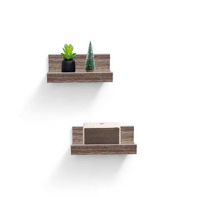 Syemin Decorative Wall Shelf Floating Shelves Wall Mounted Wood Shelves Hanging Bathroom Shelf Home Wall Decor Corner Shelf, Beige, 10.04"*3.93"*1.97"
