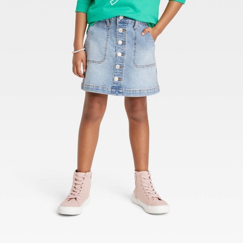 Women's jean overall outlet skirt