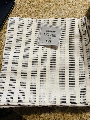 2pc 18x18 Herringbone Striped Recycled Cotton Square Throw Pillow Cover  Sage - Design Imports : Target