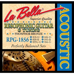 La Bella RPG G Tuning Phosphor Bronze Resophonic Guitar Strings - 1 of 1