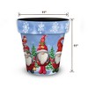 Briarwood Lane Winter Planter 11.75" x 11" x 11" Winter Gnomes Medium For Winter Planter - 2 of 4