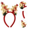 Unique Bargains Exquisite Halloween Headband 4.72" Diameter Gold Tone Red 1 Pc - 2 of 4