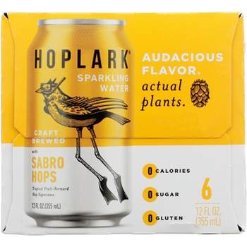 Hoplark Sparkling Water with Sabro Hops - Case of 4 - 6pk/12 fl oz