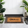 Northlight Swirled Rectangular Welcome Doormat 35" x 23" - 3 of 4