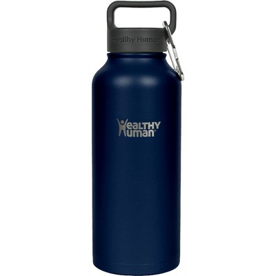 Healthy Human Stainless Steel Water Bottle |(Navy Blue, 32 oz/ 946 ML)