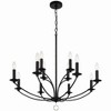 Crystorama Lighting Mila 12 - Light Chandelier in  Black - 3 of 4