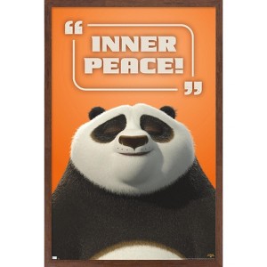 Trends International Kung Fu Panda 4 - Inner Peace Framed Wall Poster Prints - 1 of 4