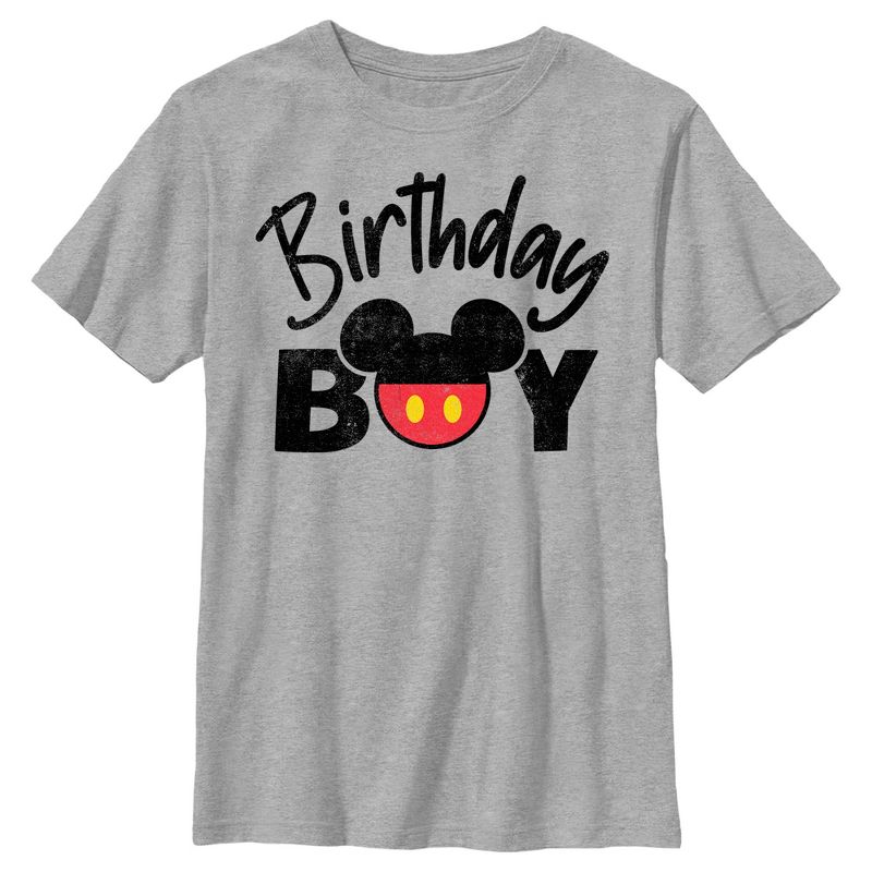 Boy's Disney Mickey Mouse Birthday Boy T-Shirt, 1 of 6