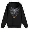 Dungeons & Dragons Baldur's Gate Monster Men's Black Zippered Hoodie - 3 of 4