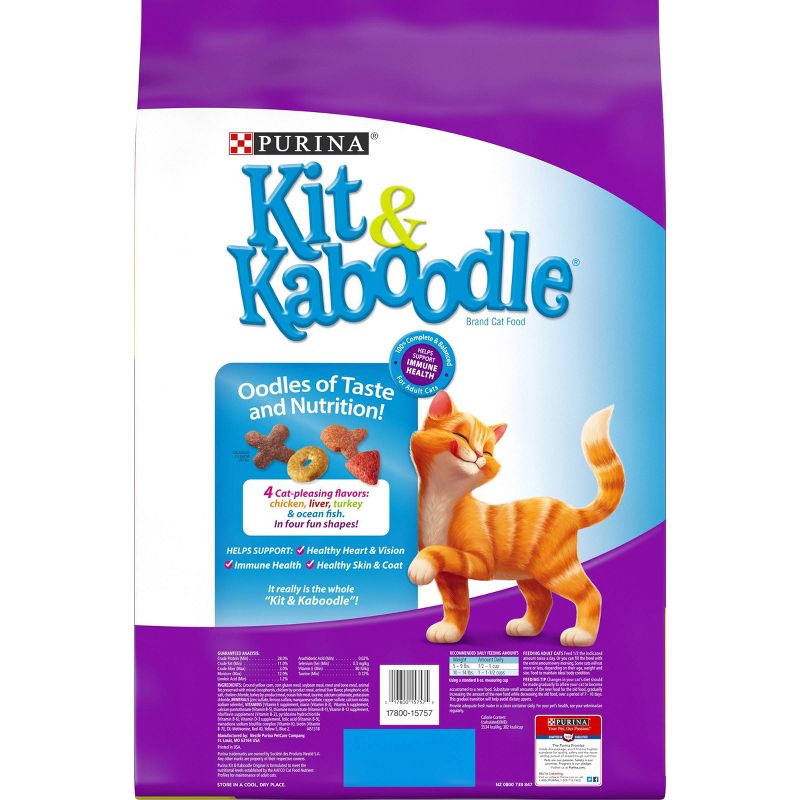 Kit & Kaboodle Original Adult Complete & Balanced with Chicken Flavor Dry Cat Food, 3 of 9