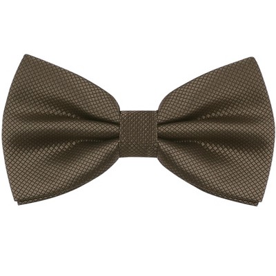 INSPIRE CHIC Men's Adjustable Solid Pre-tied Bow Tie