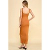 Slickblue Women’s Tank Maxi Dress, Square Neck with Low Back, Fitted Sleeveless Style, Color Options, Size S-L - 4 of 4
