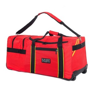 K-Cliffs Rolling Firefighter Duffel Fireman Paramedic Rescue Medical Bags Turnout Gear Travel Bag With Wheels - 1 of 4