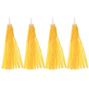 Unique Bargains Handlebar Tassel Ribbon Decorations Scooter Bike Streamers 4 Pcs - 1 of 4
