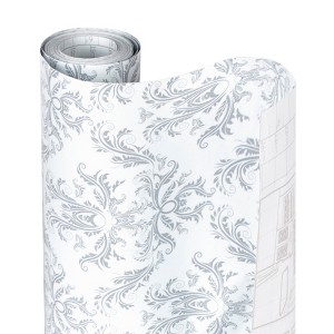 Adhesive Shelf Liner - 18 Inch x 20 Feet Fleur Gris 18 in x 20 ft - 1 of 4