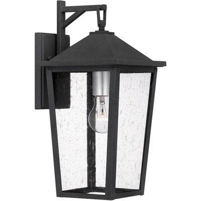 Quoizel Stoneleigh 16 1/2" High Mottled Black Outdoor Wall Light