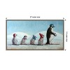 Amanti Art Ski School Penguins by Lucia Heffernan Canvas Wall Art Print Framed 27 x 14-in. - 4 of 4