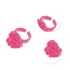 Unique Bargains Portable Heart-shaped Glue Rings 100 Pcs - 3 of 4