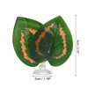 Unique Bargains Betta Fish Leaf Pad Hammock Plants for Fish Tank Green 3.15"x2.56" - image 4 of 4