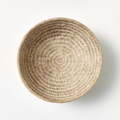 Ceramic Textured Bowl Brown - Threshold&#8482; designed with Studio McGee
