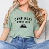 Simply Sage Market Women's Camp More Mountain Short Sleeve Graphic Tee - 2 of 2