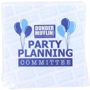 Silver Buffalo The Office Party Planning Committee 10 Inch Paper Napkins | 40 Count