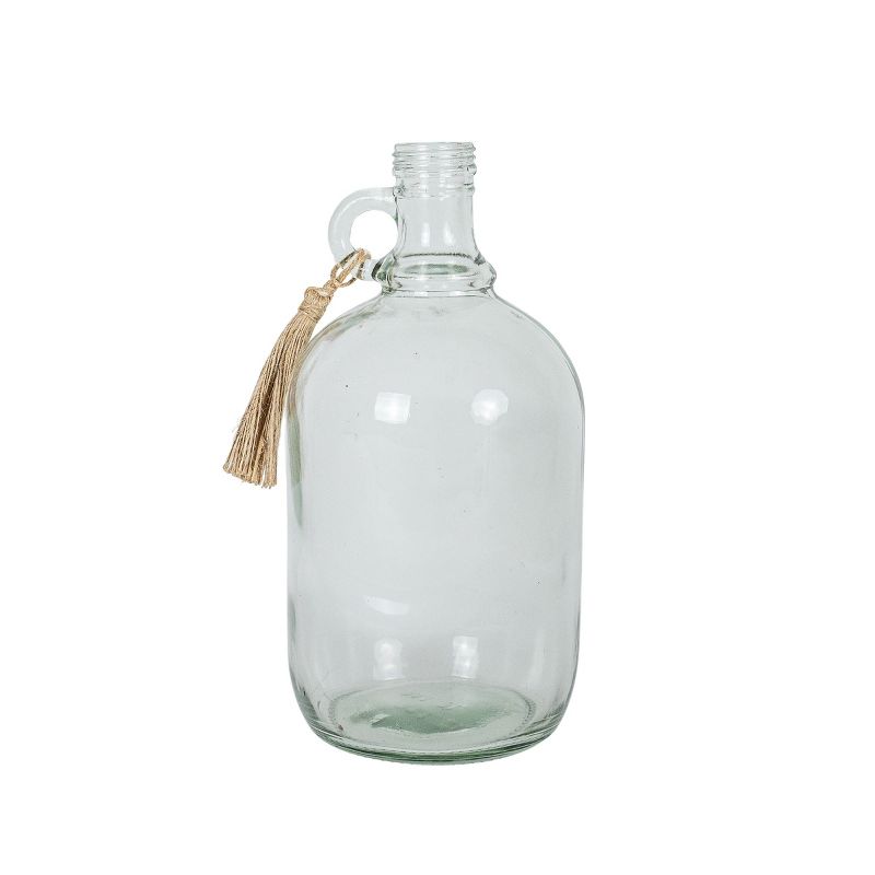 Clear Glass Vase with Jute Accent by Foreside Home & Garden, 1 of 7