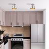 Livex Lighting Endicott 1 - Light Semi-Flush Mount in  Brushed Nickel - 3 of 4