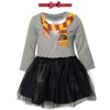 Harry Potter Gryffindor Hermione Girls Cosplay Dress and Headband Toddler - 2 of 4